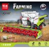 MINGDI LEIBAO K3161 3161 MÁY GẶT LÚA MÌ bộ đồ chơi xếp lắp ráp ghép mô hình City Thành Phố 873 khối