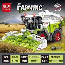 MINGDI LEIBAO K3164 3164 MÁY GẶT ĐẬP bộ đồ chơi xếp lắp ráp ghép mô hình City Thành Phố 840 khối