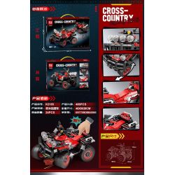 MINGDI LEIBAO K2185 2185 XE VUNG MỌI ĐỊA HÌNH bộ đồ chơi xếp lắp ráp ghép mô hình Technic Kỹ Thuật Công Nghệ Cao Mô Hình Phương Tiện 486 khối