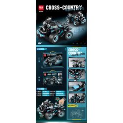 MINGDI LEIBAO K2186 2186 XE VUNG MỌI ĐỊA HÌNH bộ đồ chơi xếp lắp ráp ghép mô hình Technic Kỹ Thuật Công Nghệ Cao Mô Hình Phương Tiện 494 khối