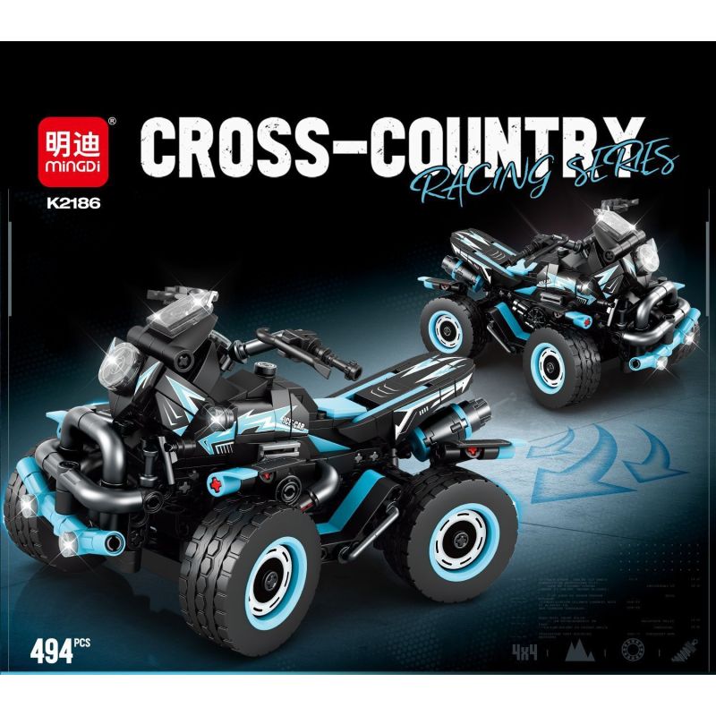 MINGDI LEIBAO K2186 2186 XE VUNG MỌI ĐỊA HÌNH bộ đồ chơi xếp lắp ráp ghép mô hình Technic Kỹ Thuật Công Nghệ Cao Mô Hình Phương Tiện 494 khối