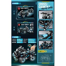 MINGDI LEIBAO K2186 2186 XE VUNG MỌI ĐỊA HÌNH bộ đồ chơi xếp lắp ráp ghép mô hình Technic Kỹ Thuật Công Nghệ Cao Mô Hình Phương Tiện 494 khối