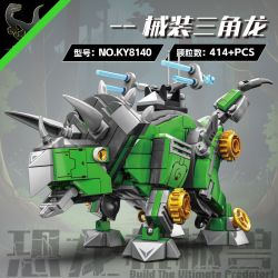 Kazi KY8140 8140 TRICERATOPS CƠ HỌC bộ đồ chơi xếp lắp ráp ghép mô hình 414 khối