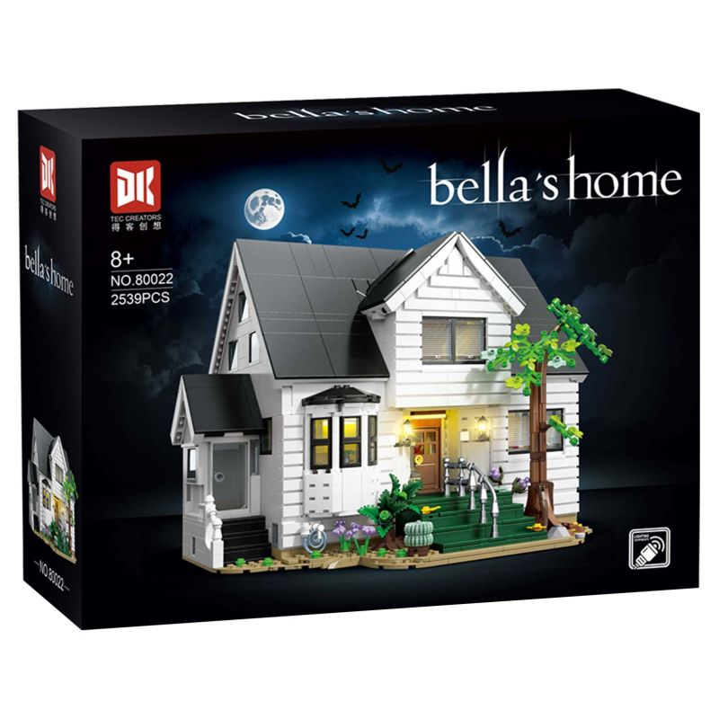 DK 80022 Bella's Home Xếp hình lắp ráp ghép mô hình Bella House Biệt thự