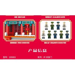 SEMBO 209002 QUẢNG TRƯỜNG THIÊN AN MÔN bộ đồ chơi xếp lắp ráp ghép mô hình Creator Sáng Tạo 3381 khối