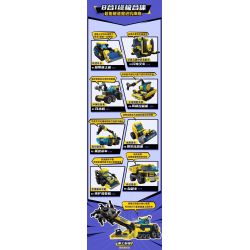 KEEPPLEY 42210 PHẢN ỨNG KẾT HỢP CÔNG NGHIỆP NẶNG 8 bộ đồ chơi xếp lắp ráp ghép mô hình