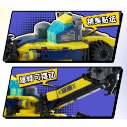 KEEPPLEY 42210 PHẢN ỨNG KẾT HỢP CÔNG NGHIỆP NẶNG 8 bộ đồ chơi xếp lắp ráp ghép mô hình