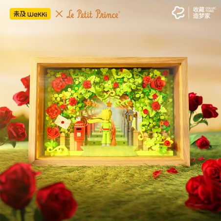 WEKKI 518301 HOÀNG TỬ NHỎ 5000 HOA HỒNG ABYSS FANTASY (SECRET GARDEN MAGIC MIRROR) bộ đồ chơi xếp lắp ráp ghép mô hình Movie & Game Phim Và Trò Chơi