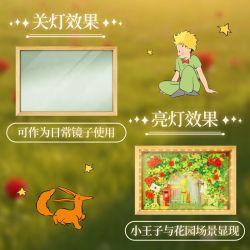 WEKKI 518301 HOÀNG TỬ NHỎ 5000 HOA HỒNG ABYSS FANTASY (SECRET GARDEN MAGIC MIRROR) bộ đồ chơi xếp lắp ráp ghép mô hình Movie & Game Phim Và Trò Chơi