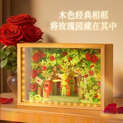 WEKKI 518301 HOÀNG TỬ NHỎ 5000 HOA HỒNG ABYSS FANTASY (SECRET GARDEN MAGIC MIRROR) bộ đồ chơi xếp lắp ráp ghép mô hình Movie & Game Phim Và Trò Chơi