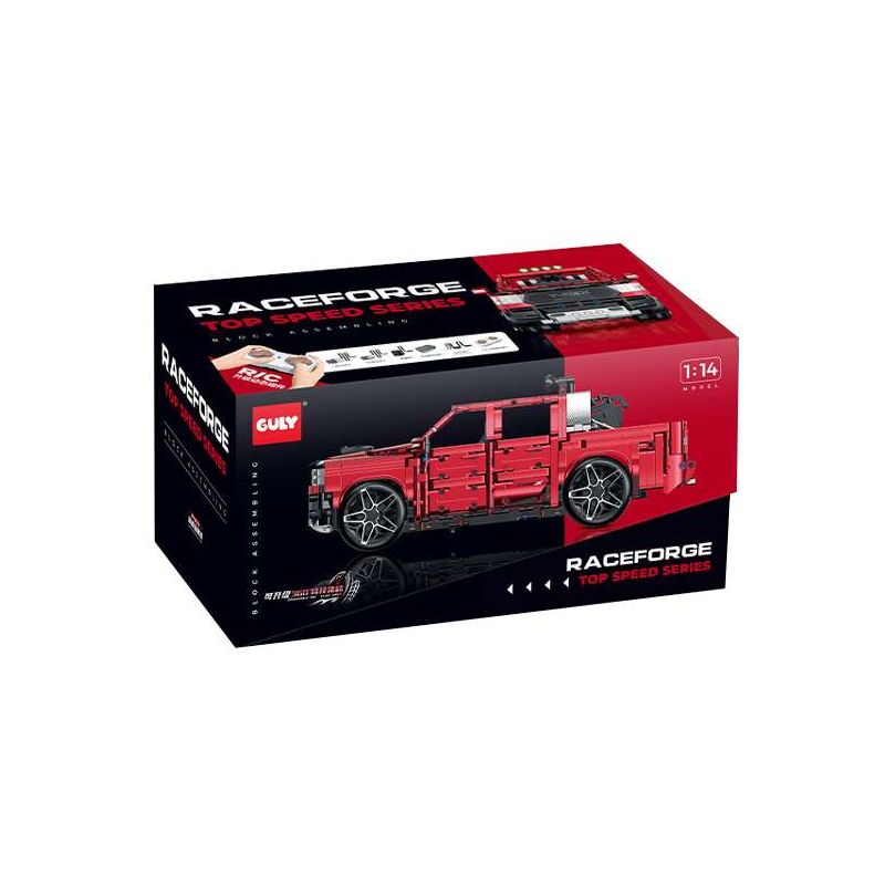 GULY 10633 Dodge Ram 1500 TRX Xếp hình lắp ráp ghép mô hình Dodge Tyrannosaurus Pickup Drift Stunt Car 1:14 GULY 10633 Dodge Ram 1500 TRX Xếp hình lắp ráp ghép mô hình Dodge Tyrannosaurus Pickup Drift Stunt Car 1:14