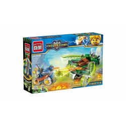 Enlighten 2305 Qman 2305 CỖ XE SÓI SÁNG bộ đồ chơi xếp lắp ráp ghép mô hình Hiệp Sĩ Nexo THE WAR OF GLORY CONFRONTATION Hiệp Sỹ Nexo 250 khối