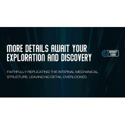 REOBRIX 33018 MỞ MÔ HÌNH KHÁI NIỆM DỰ ÁN FAN ENGINE GE RISE SAFRAN bộ đồ chơi xếp lắp ráp ghép mô hình 1351 khối