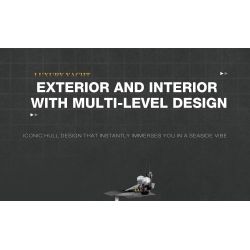 REOBRIX 66103 DU THUYỀN SANG TRỌNG bộ đồ chơi xếp lắp ráp ghép mô hình Creator LUXURY YACHT Sáng Tạo 4421 khối