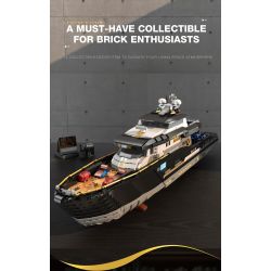 REOBRIX 66103 DU THUYỀN SANG TRỌNG bộ đồ chơi xếp lắp ráp ghép mô hình Creator LUXURY YACHT Sáng Tạo 4421 khối