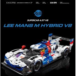 EIKEE Y18082 18082 BMW HYBRID V8 LE MANS RACING 1 tỷ lệ 1:8 bộ đồ chơi xếp lắp ráp ghép mô hình Technic Kỹ Thuật Công Nghệ Cao Mô Hình Phương Tiện 3507 khối