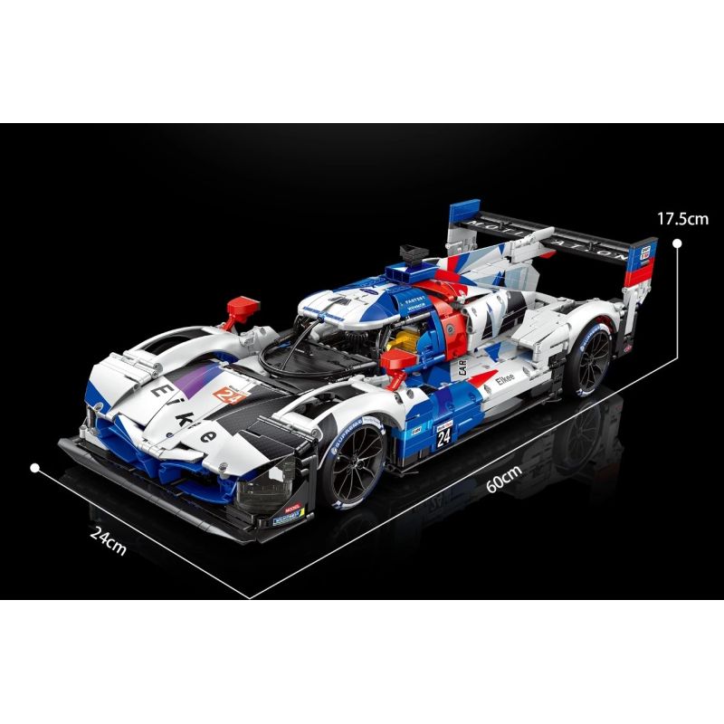 EIKEE Y18082 18082 BMW HYBRID V8 LE MANS RACING 1 tỷ lệ 1:8 bộ đồ chơi xếp lắp ráp ghép mô hình Technic Kỹ Thuật Công Nghệ Cao Mô Hình Phương Tiện 3507 khối