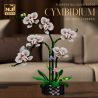 BEAUTY AND 13113 QIDELAN bộ đồ chơi xếp lắp ráp ghép mô hình Creator CYMBIDIUM Sáng Tạo 736 khối