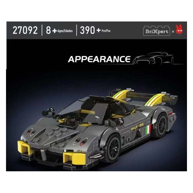 MouldKing 27092 Mould King 27092 PAGANI HUAYRA bộ đồ chơi xếp lắp ráp ghép mô hình Speed Champions Racing Cars Đua Xe Công Thức 390 khối