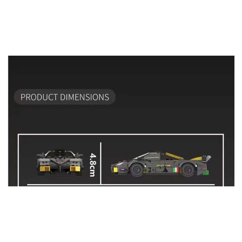 MouldKing 27092 Mould King 27092 PAGANI HUAYRA bộ đồ chơi xếp lắp ráp ghép mô hình Speed Champions Racing Cars Đua Xe Công Thức 390 khối