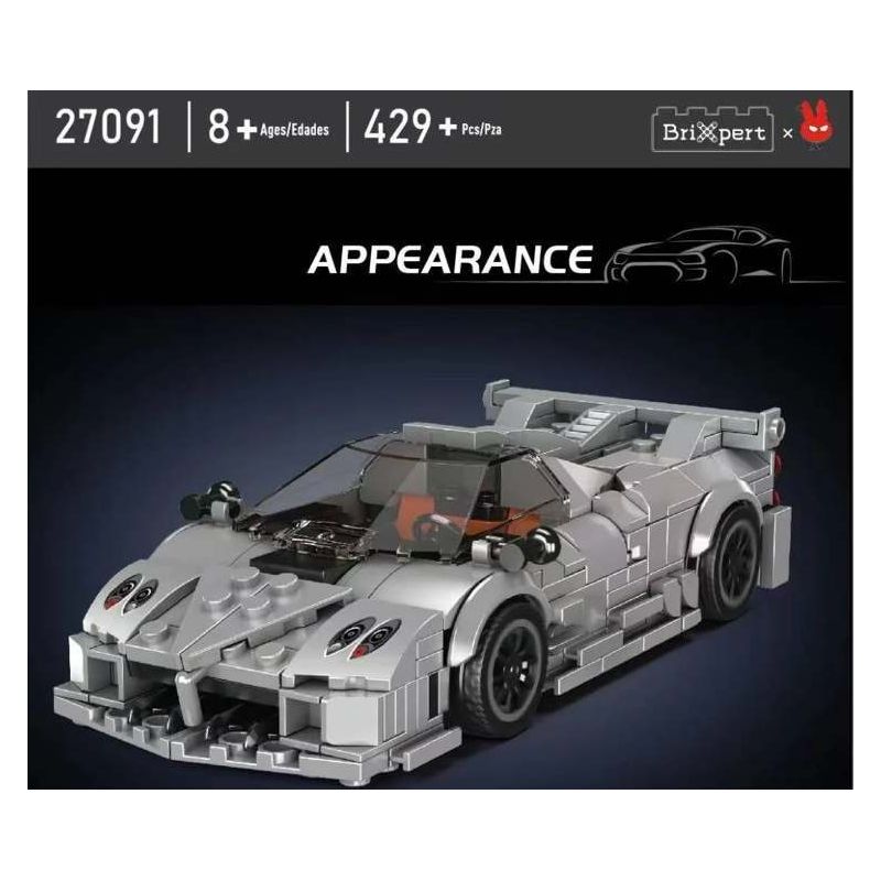 MouldKing 27091 Mould King 27091 PAGANI HUAYRA IMOLA bộ đồ chơi xếp lắp ráp ghép mô hình Speed Champions Racing Cars Đua Xe Công Thức 429 khối