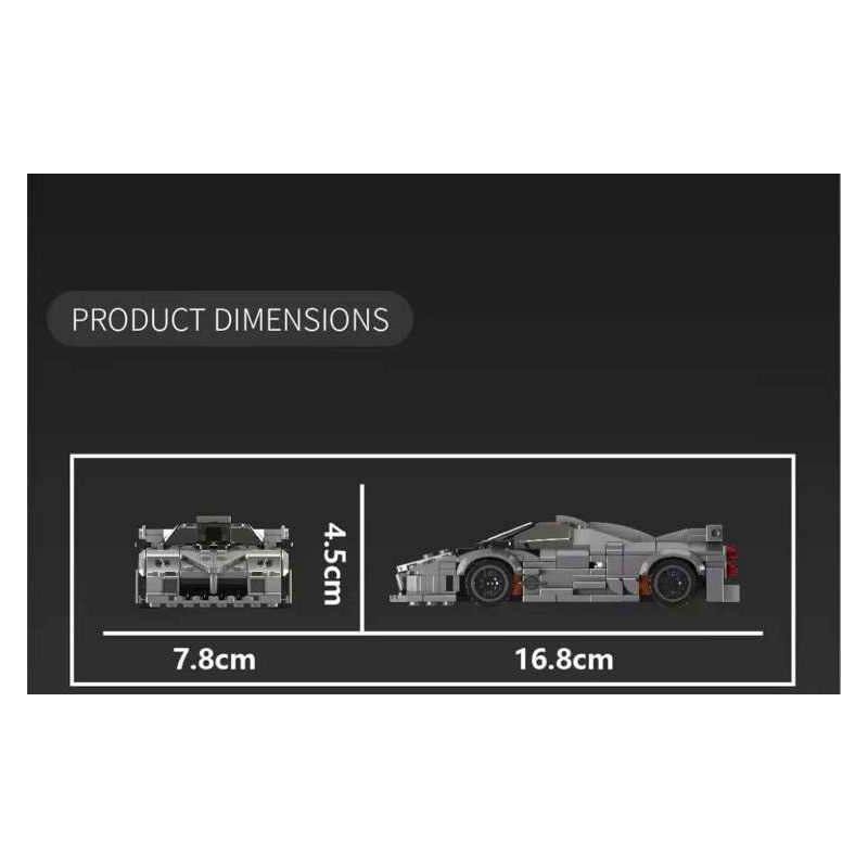 MouldKing 27091 Mould King 27091 PAGANI HUAYRA IMOLA bộ đồ chơi xếp lắp ráp ghép mô hình Speed Champions Racing Cars Đua Xe Công Thức 429 khối