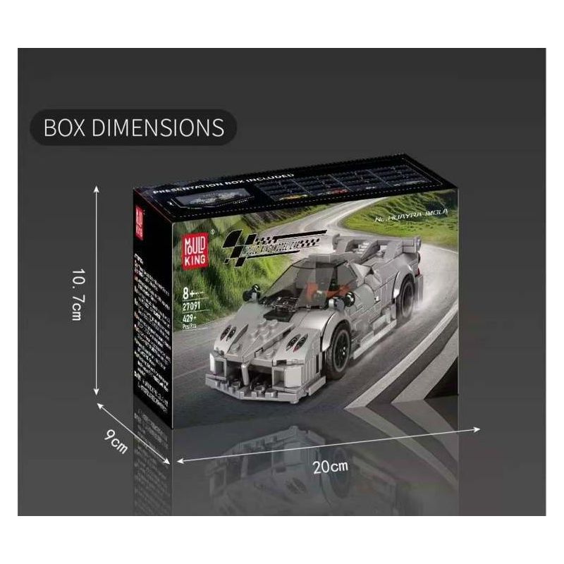 MouldKing 27091 Mould King 27091 PAGANI HUAYRA IMOLA bộ đồ chơi xếp lắp ráp ghép mô hình Speed Champions Racing Cars Đua Xe Công Thức 429 khối