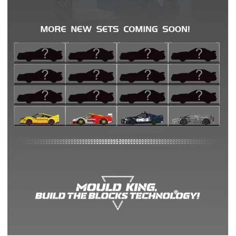 MouldKing 27090 Mould King 27090 FORD MUSTANG SHELBY GT500 XE CẢNH SÁT bộ đồ chơi xếp lắp ráp ghép mô hình Speed Champions Racing Cars SHELBY GT500 POLICE CAR Đua Xe Công Thức 489 khối