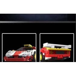 MouldKing 27089 Mould King 27089 MCLAREN F1 GTR DÀI bộ đồ chơi xếp lắp ráp ghép mô hình Speed Champions Racing Cars GTR LONGTAIL Đua Xe Công Thức 385 khối