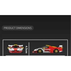 MouldKing 27089 Mould King 27089 MCLAREN F1 GTR DÀI bộ đồ chơi xếp lắp ráp ghép mô hình Speed Champions Racing Cars GTR LONGTAIL Đua Xe Công Thức 385 khối