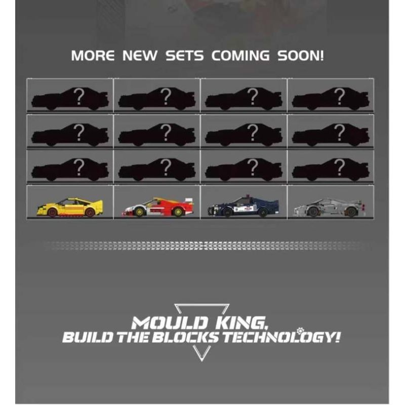 MouldKing 27089 Mould King 27089 MCLAREN F1 GTR DÀI bộ đồ chơi xếp lắp ráp ghép mô hình Speed Champions Racing Cars GTR LONGTAIL Đua Xe Công Thức 385 khối