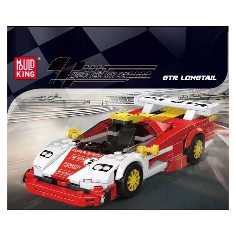MouldKing 27089 Mould King 27089 MCLAREN F1 GTR DÀI bộ đồ chơi xếp lắp ráp ghép mô hình Speed Champions Racing Cars GTR LONGTAIL Đua Xe Công Thức 385 khối