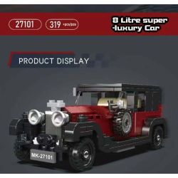 MouldKing 27101 Mould King 27101 BENTLEY 8 LÍT CHIẾC XE CỔ ĐIỂN SANG TRỌNG bộ đồ chơi xếp lắp ráp ghép mô hình Speed Champions Racing Cars BENTLEY 8 LITRE SUPER LUXURY CAR Đua Xe Công Thức 319 khối