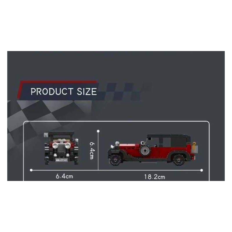 MouldKing 27101 Mould King 27101 BENTLEY 8 LÍT CHIẾC XE CỔ ĐIỂN SANG TRỌNG bộ đồ chơi xếp lắp ráp ghép mô hình Speed Champions Racing Cars BENTLEY 8 LITRE SUPER LUXURY CAR Đua Xe Công Thức 319 khối