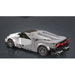 MouldKing 27102 Mould King 27102 BUGATTI TOURBILLON SUPERCAR bộ đồ chơi xếp lắp ráp ghép mô hình Speed Champions Racing Cars BUGATTI TOURBILLON HYBRID SPORTS CAR Đua Xe Công Thức 351 khối