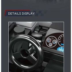 MouldKing 27102 Mould King 27102 BUGATTI TOURBILLON SUPERCAR bộ đồ chơi xếp lắp ráp ghép mô hình Speed Champions Racing Cars BUGATTI TOURBILLON HYBRID SPORTS CAR Đua Xe Công Thức 351 khối