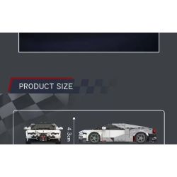 MouldKing 27102 Mould King 27102 BUGATTI TOURBILLON SUPERCAR bộ đồ chơi xếp lắp ráp ghép mô hình Speed Champions Racing Cars BUGATTI TOURBILLON HYBRID SPORTS CAR Đua Xe Công Thức 351 khối