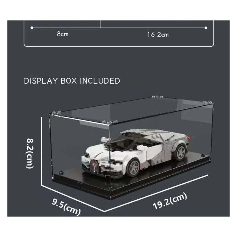 MouldKing 27102 Mould King 27102 BUGATTI TOURBILLON SUPERCAR bộ đồ chơi xếp lắp ráp ghép mô hình Speed Champions Racing Cars BUGATTI TOURBILLON HYBRID SPORTS CAR Đua Xe Công Thức 351 khối