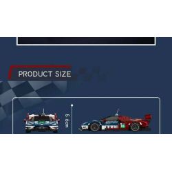 MouldKing 27103 Mould King 27103 LE MANS CHAMPION 2016 FORD GT RACING XE bộ đồ chơi xếp lắp ráp ghép mô hình Speed Champions Racing Cars GT2016 LEMANS ENDURANCE RACING CAR Đua Xe Công Thức 347 khối