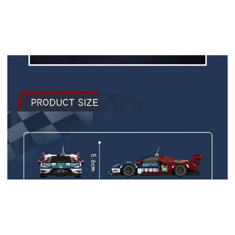 MouldKing 27103 Mould King 27103 LE MANS CHAMPION 2016 FORD GT RACING XE bộ đồ chơi xếp lắp ráp ghép mô hình Speed Champions Racing Cars GT2016 LEMANS ENDURANCE RACING CAR Đua Xe Công Thức 347 khối