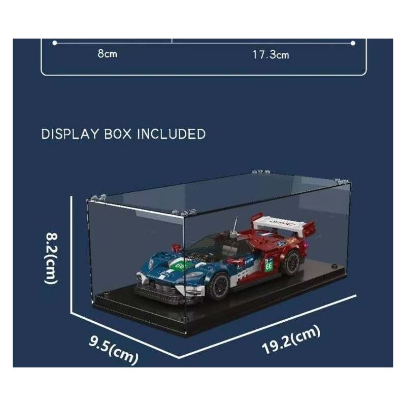 MouldKing 27103 Mould King 27103 LE MANS CHAMPION 2016 FORD GT RACING XE bộ đồ chơi xếp lắp ráp ghép mô hình Speed Champions Racing Cars GT2016 LEMANS ENDURANCE RACING CAR Đua Xe Công Thức 347 khối