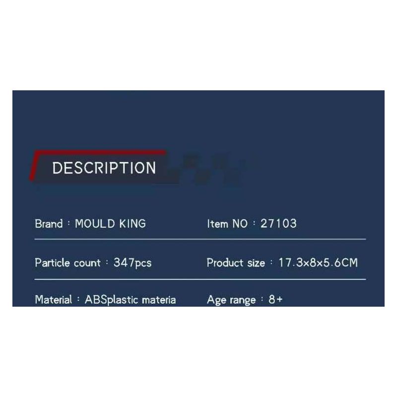 MouldKing 27103 Mould King 27103 LE MANS CHAMPION 2016 FORD GT RACING XE bộ đồ chơi xếp lắp ráp ghép mô hình Speed Champions Racing Cars GT2016 LEMANS ENDURANCE RACING CAR Đua Xe Công Thức 347 khối