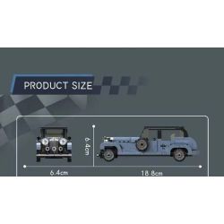 MouldKing 27104 Mould King 27104 CHIẾC XE CỔ ĐIỂN ROLLS-ROYCE PHANTOM III bộ đồ chơi xếp lắp ráp ghép mô hình Speed Champions Racing Cars ROLLS ROYCE PHANTOM III MULLINER Đua Xe Công Thức 347 khối