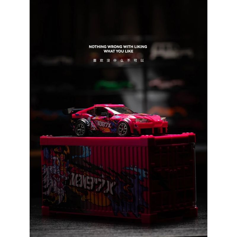 PINBO PB8852 8852 BULL DEMON KING SUPRA MK5 bộ đồ chơi xếp lắp ráp ghép mô hình Speed Champions Racing Cars Đua Xe Công Thức 415 khối