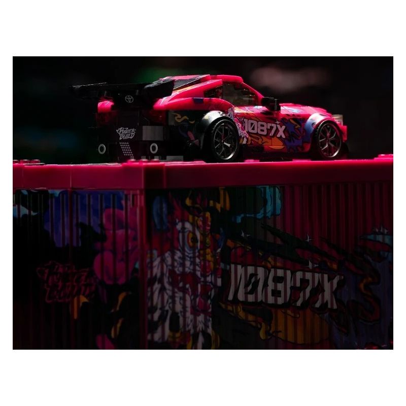 PINBO PB8852 8852 BULL DEMON KING SUPRA MK5 bộ đồ chơi xếp lắp ráp ghép mô hình Speed Champions Racing Cars Đua Xe Công Thức 415 khối