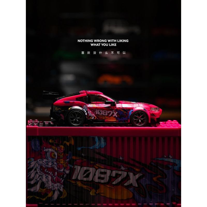 PINBO PB8852 8852 BULL DEMON KING SUPRA MK5 bộ đồ chơi xếp lắp ráp ghép mô hình Speed Champions Racing Cars Đua Xe Công Thức 415 khối