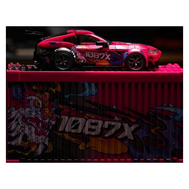 PINBO PB8852 8852 BULL DEMON KING SUPRA MK5 bộ đồ chơi xếp lắp ráp ghép mô hình Speed Champions Racing Cars Đua Xe Công Thức 415 khối