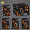 Kazi KY88049 88049 GUN HAI THAY ĐỔI CỦA ARSENAL MECHA 4 LOẠI SÚNG TIỂU ĐƯỜNG 05 ÁO GIÁP MÁY AWM HẠNG NHẸ RPK TRƯỜNG AK47 bộ đồ chơi xếp lắp ráp ghép mô hình Military Army Quân Sự Bộ Đội 713 khối