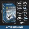 Kazi KY8301 8301 SỰ KẾT HỢP CỦA KHÔNG QUÂN HIỆN ĐẠI 8 bộ đồ chơi xếp lắp ráp ghép mô hình Military Army Quân Sự Bộ Đội
