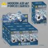Kazi KY8301 8301 SỰ KẾT HỢP CỦA KHÔNG QUÂN HIỆN ĐẠI 8 bộ đồ chơi xếp lắp ráp ghép mô hình Military Army Quân Sự Bộ Đội